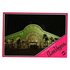 Vintage Postcard Golden Nugget Casino Las Vegas Fremont Street Vacation Hotel